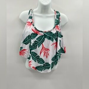Laphee Rose Women's Ruffled Tankini Set, Size XL NWT